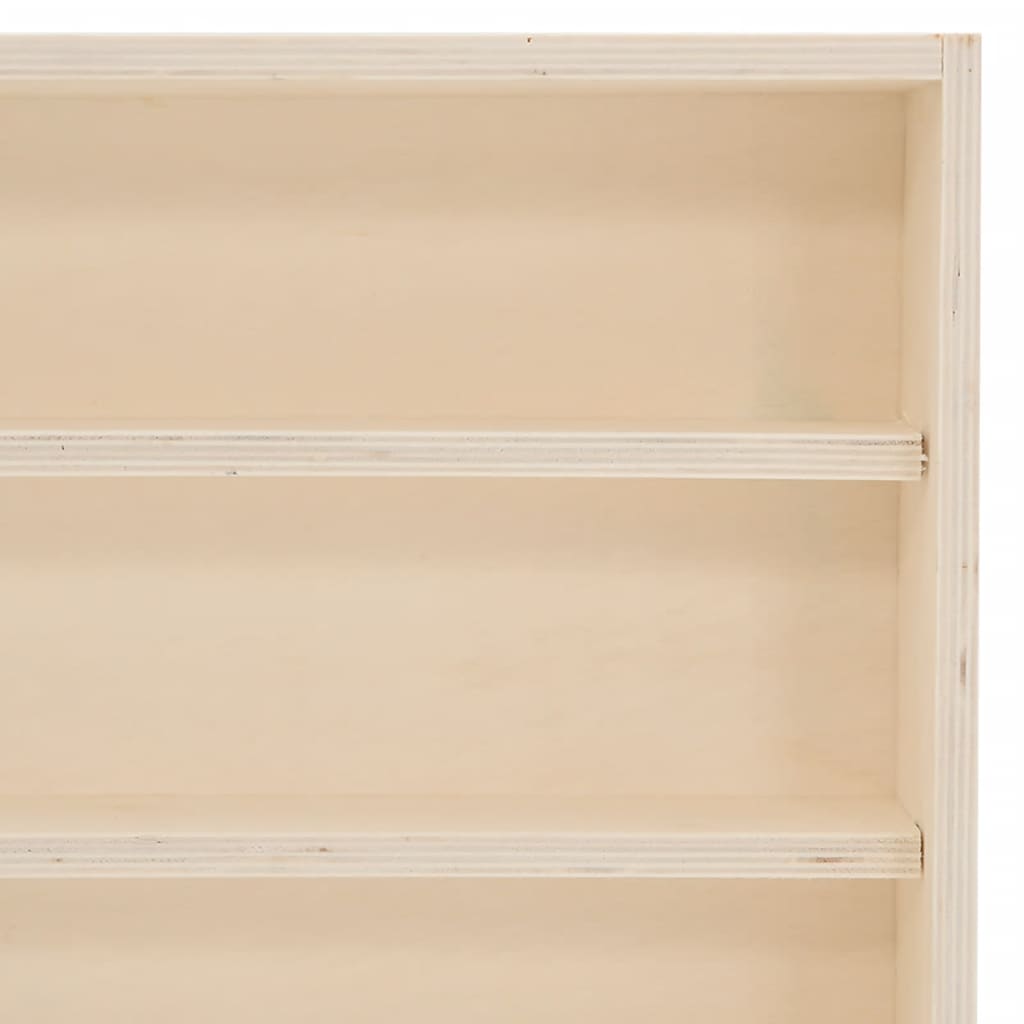 Wooden Collector's Display Case With Doors 80X8.5X37Cm