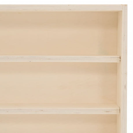 Wooden Collector's Display Case With Doors 80X8.5X37Cm