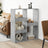 Room Divider 100X33X Engineered Wood