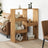 Room Divider 100X33X Engineered Wood