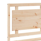 Extra Long Bed Frame without Mattress 100x220 cm Solid Wood