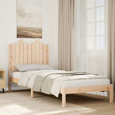 3103772  Bed Frame Without Mattress Solid Wood (810011+818459)