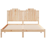 Extra Long Bed Frame without Mattress 160x220 cm Solid Wood