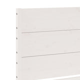 Extra Long Bed Frame without Mattress White 100x220 cm Solid Wood