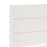 Extra Long Bed Frame without Mattress White 200x220 cm Solid Wood