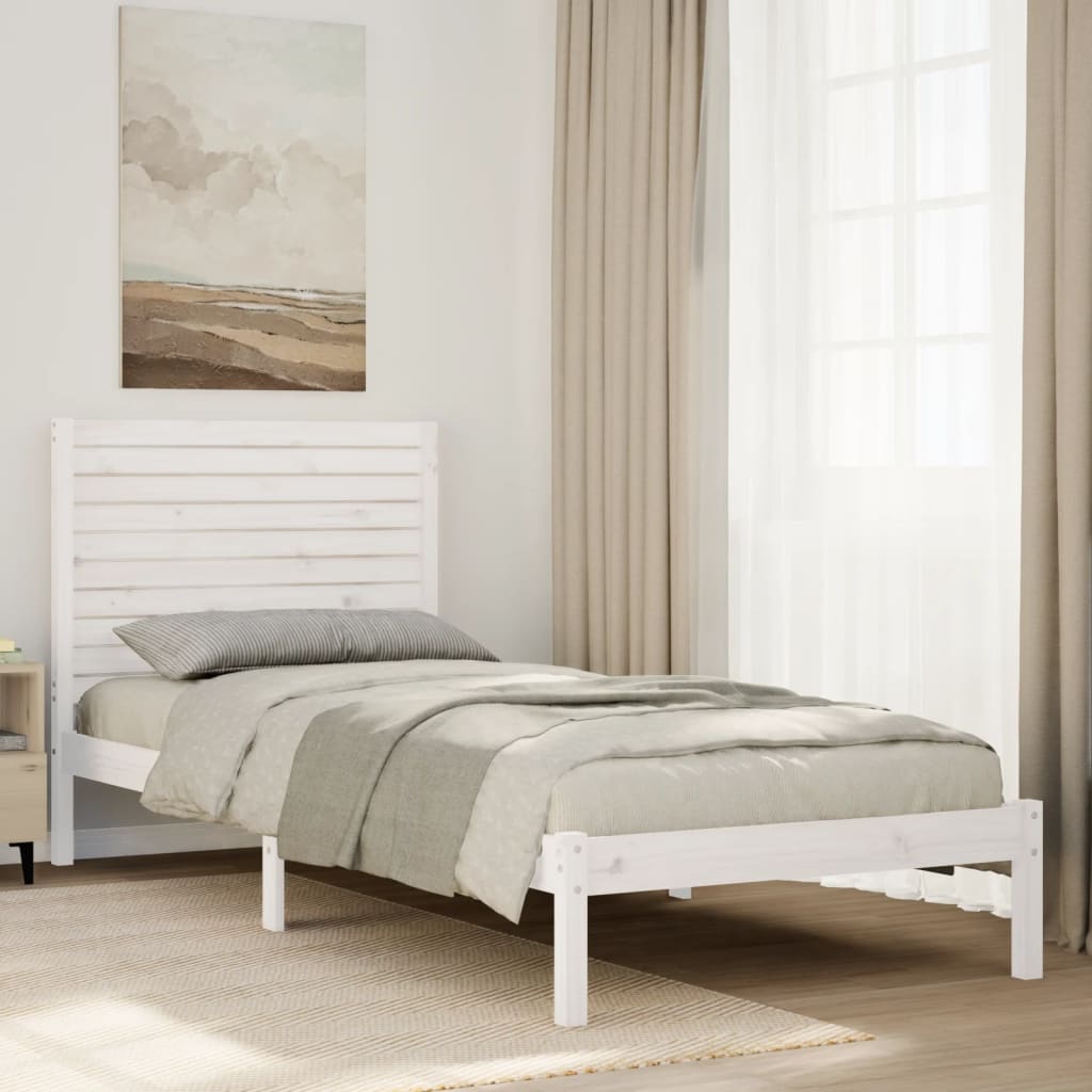 Bed Frame Without Mattress Small Double Solid Wood