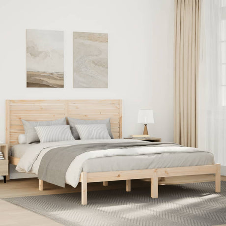 Bed Frame Without Mattress Small Double Solid Wood