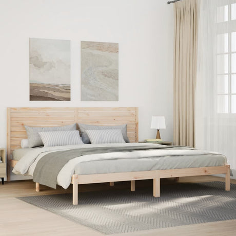 Bed Frame Without Mattress Small Double Solid Wood