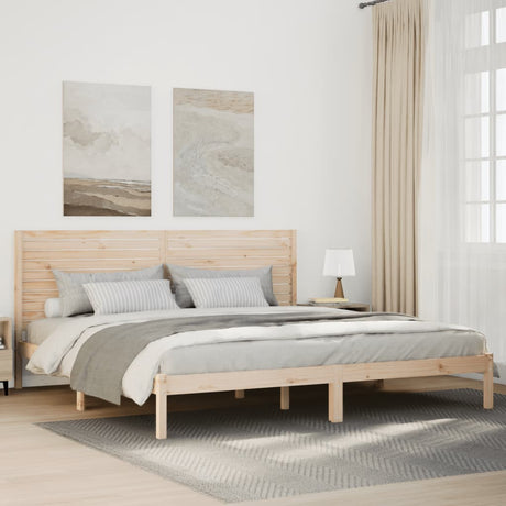 Bed Frame Without Mattress Small Double Solid Wood