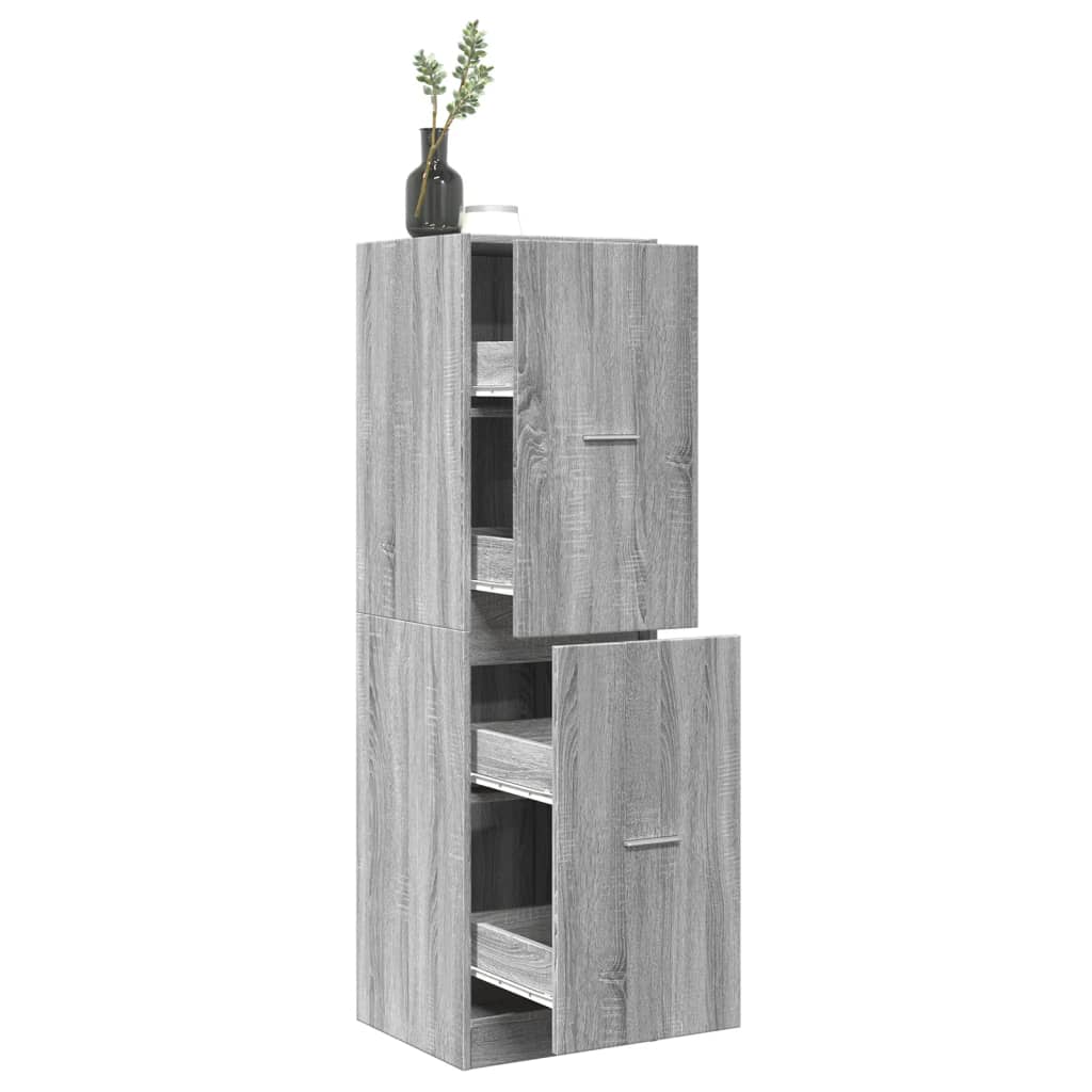 Apothecary Cabinet Engineered Wood