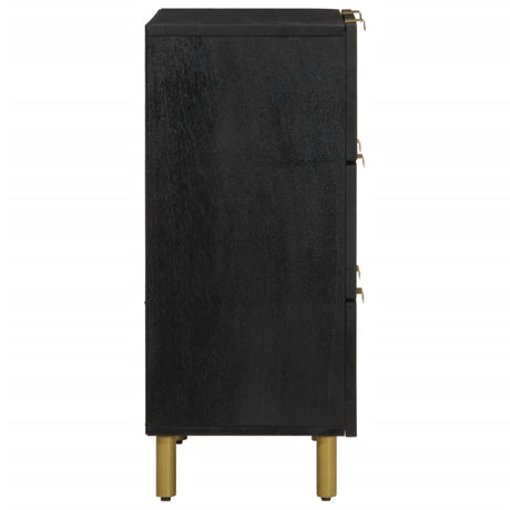 Sideboards 2 Pcs Black 60X33X75 Cm Engineered Wood