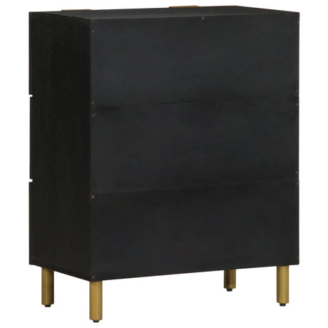 Sideboards 2 Pcs Black 60X33X75 Cm Engineered Wood