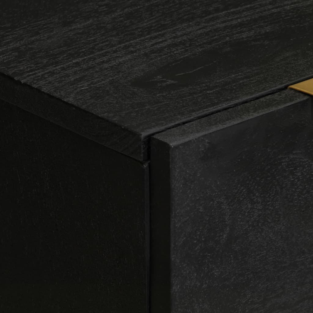 Sideboards 2 Pcs Black 60X33X75 Cm Engineered Wood
