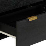 Sideboards 2 Pcs Black 60X33X75 Cm Engineered Wood