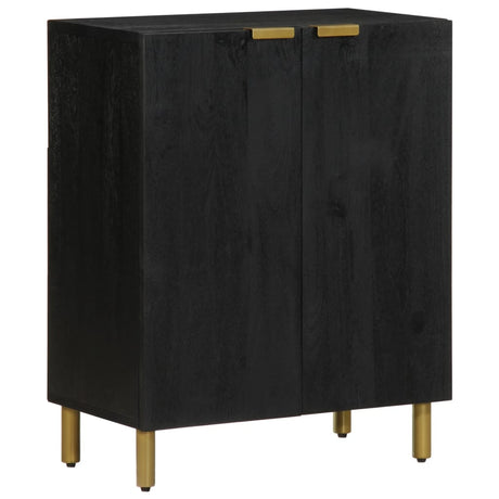 3 Piece Sideboards Black Engineered Wood