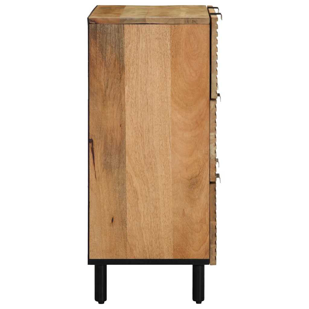 Sideboards 2 Pcs 60X33X75 Cm Solid Wood Mango
