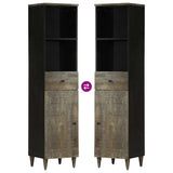 3 Piece Bathroom Furniture Set Solid Wood Mango