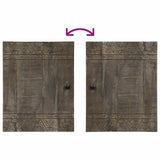 4 Piece Bathroom Furniture Set Solid Wood Mango