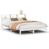 Bed Frame without Mattress White 160x200 cm Solid Wood Pine