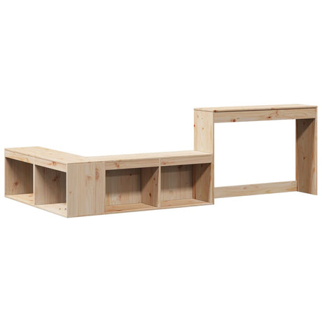 Bed Frame Without Mattress Single Solid Wood Pine
