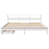 Bookcase Bed Without Mattress Solid Wood Pine