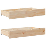 Bookcase Bed without Mattress 160x200 cm Solid Wood Pine