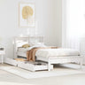 Bookcase Bed Without Mattress Solid Wood Pine