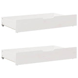 Bed Frame without Mattress White 140x190 cm Solid Wood Pine