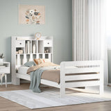Bookcase Bed Without Mattress Solid Wood Pine