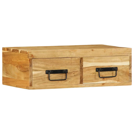 Wall-Mounted Tv Cabinet Solid Wood Acacia