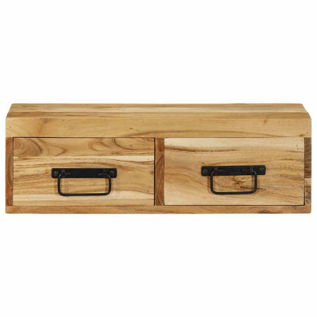 Wall-Mounted Tv Cabinet Solid Wood Acacia