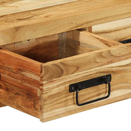 Wall-Mounted Tv Cabinet Solid Wood Acacia