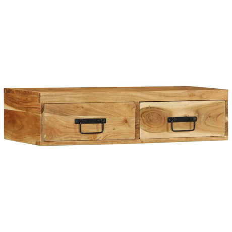 Wall-Mounted Tv Cabinet Solid Wood Acacia