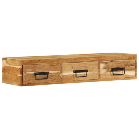 Wall-Mounted Tv Cabinet Solid Wood Acacia