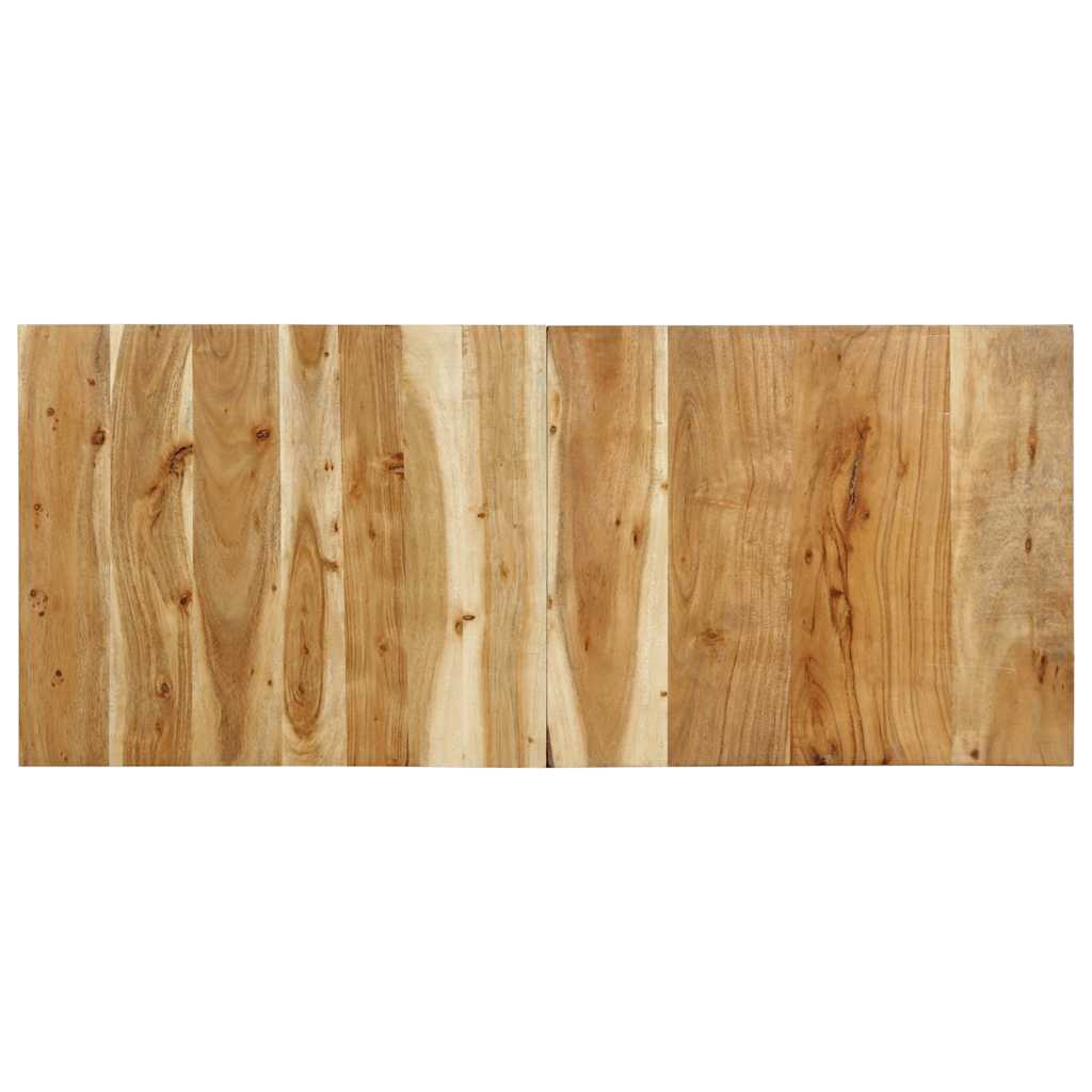 Headboard Multicolour 120 Cm Solid Wood Reclaimed