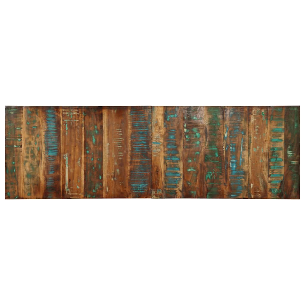 Headboard Multicolour 120 Cm Solid Wood Reclaimed