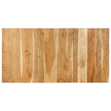 Headboard Multicolour 120 Cm Solid Wood Reclaimed