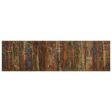 Headboard Multicolour 120 Cm Solid Wood Reclaimed
