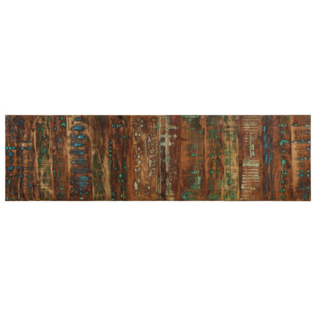 Headboard Multicolour 120 Cm Solid Wood Reclaimed