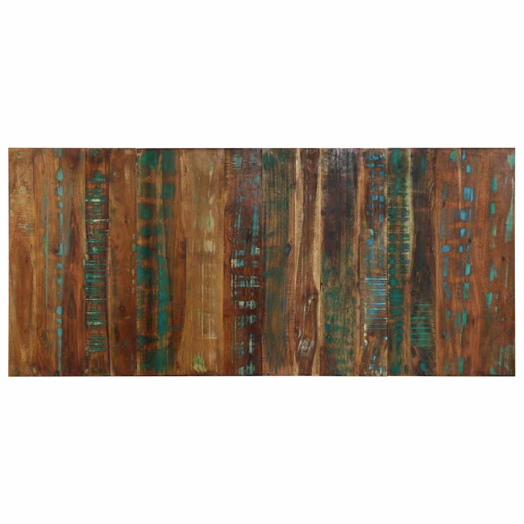 Headboard Multicolour 120 Cm Solid Wood Reclaimed