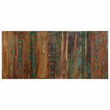 Headboard Multicolour 120 Cm Solid Wood Reclaimed