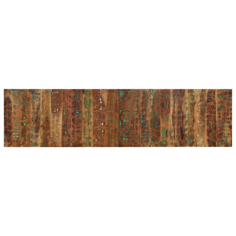 Headboard Multicolour 120 Cm Solid Wood Reclaimed
