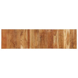 Headboard Multicolour 120 Cm Solid Wood Reclaimed
