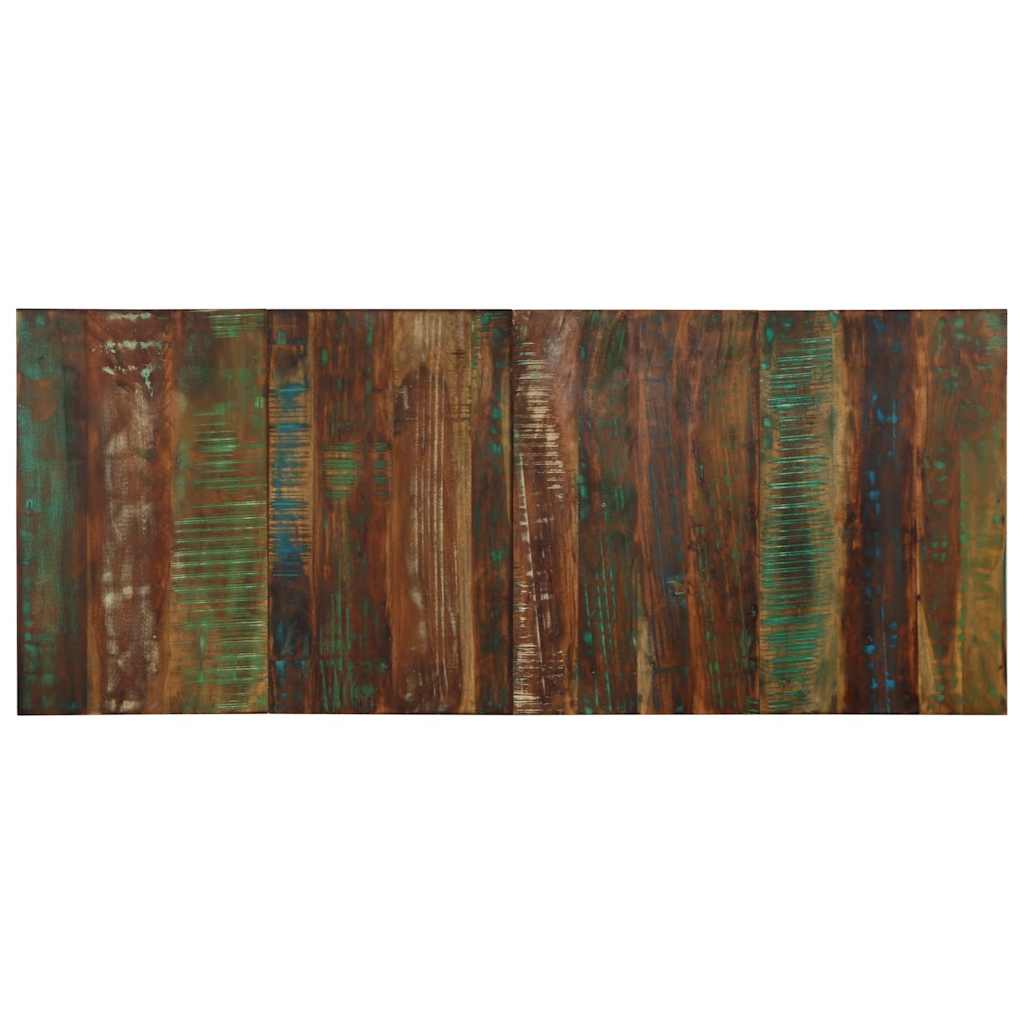 Headboard Multicolour 120 Cm Solid Wood Reclaimed