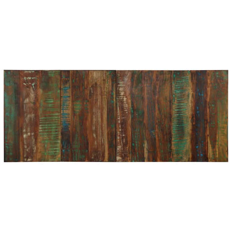 Headboard Multicolour 120 Cm Solid Wood Reclaimed