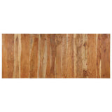 Headboard Multicolour 120 Cm Solid Wood Reclaimed