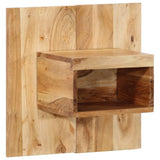 Bedside Cabinet Solid Wood Acacia