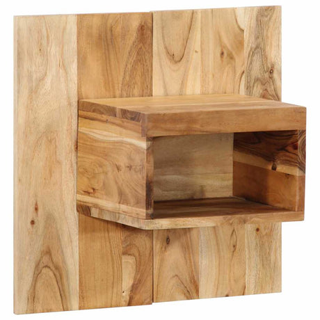 Bedside Cabinet Solid Wood Acacia