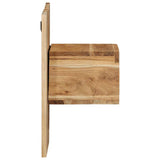 Bedside Cabinet Solid Wood Acacia