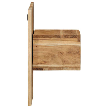 Bedside Cabinet Solid Wood Acacia